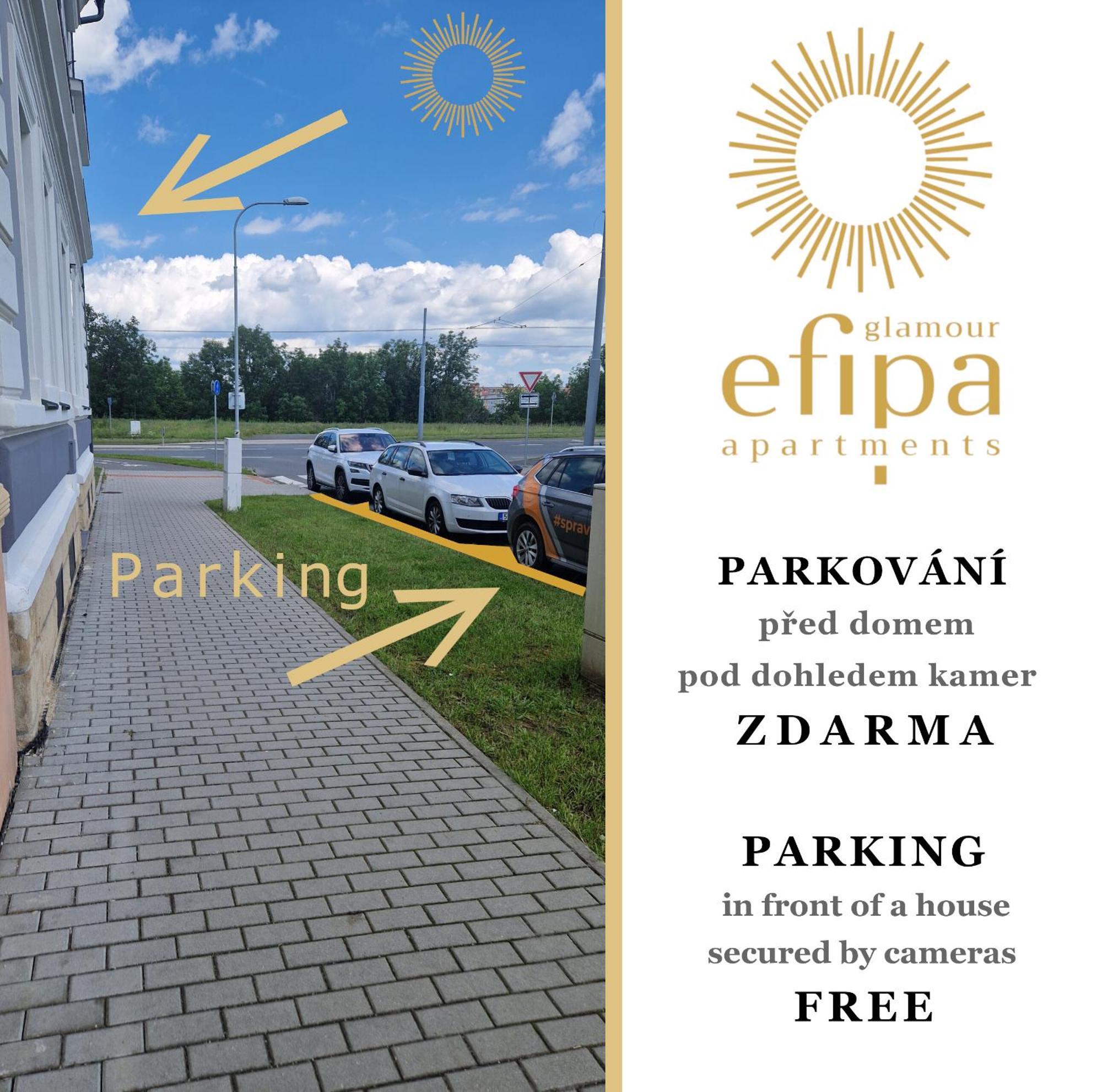 Efipa Glamour Apartments Plzen Bagian luar foto